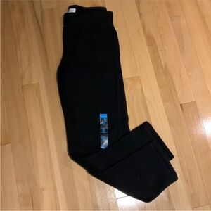NWT Girl’s Black Children’s Place Glacier Fleece sweatpants - size 14 (XL)